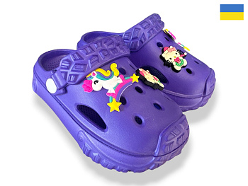Кроксы Rai Shoes 3001 фіолетовий в магазине Фонтан Обуви