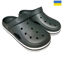 Кроксы Rai Shoes 416 хакі в магазине Фонтан Обуви