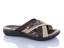 Шлепанцы Oskar Akim коричневий в магазине Фонтан Обуви
