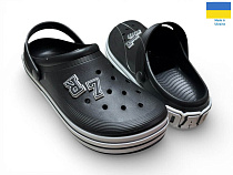 Кроксы Rai Shoes 601 чорний в магазине Фонтан Обуви