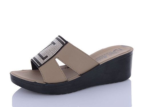 Шлепанцы Sali One 0970C капучино в магазине Фонтан Обуви