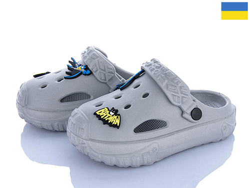 Кроксы Roks 1003 св.сірий в магазине Фонтан Обуви
