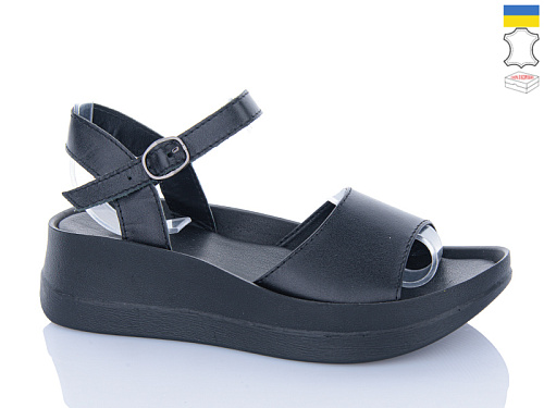 Босоножки Sali 508-25 чорний к чор-п. в магазине Фонтан Обуви