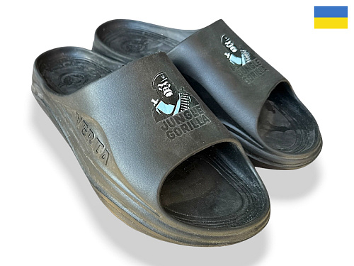 Шлепанцы Rai Shoes 1001 чорний в магазине Фонтан Обуви