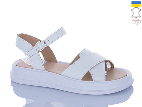 Босоножки Sali 2 білий к біл-п. в магазине Фонтан Обуви
