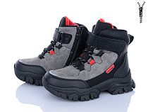 Ботинки Clibee-Shosho HC359 grey-black в магазине Фонтан Обуви