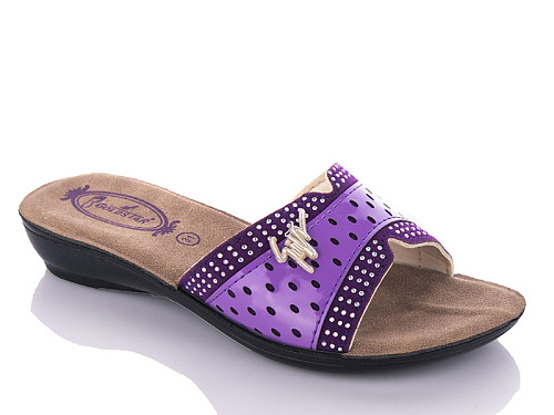 Шлепанцы Gurkem K26-810 purple (30-35) в магазине Фонтан Обуви