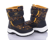 Дутики Цветик A201 black-yellow в магазине Фонтан Обуви