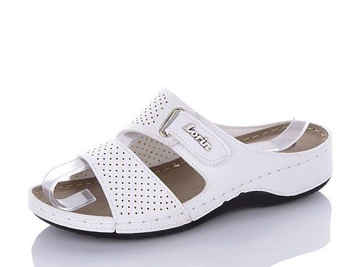 Шлепанцы Lorin 416 білий в магазине Фонтан Обуви