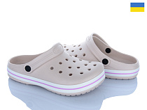 Кроксы Golden Lion 324 бежевий в магазине Фонтан Обуви