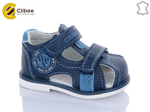 Босоножки Clibee-Apawwa AA323-2 d.blue-l.blue в магазине Фонтан Обуви