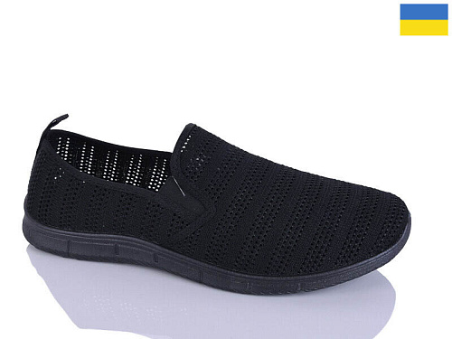 Слипоны Demur 6929 чорний в магазине Фонтан Обуви