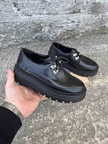 Туфли 450 чорна шкіра в магазине Фонтан Обуви