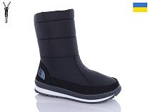 Дутики Qq Shoes Едіта 3 чорний в магазине Фонтан Обуви