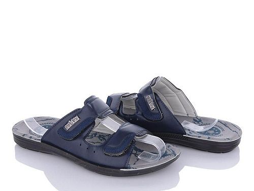 Шлепанцы Oskar 24-Ш5507T blue в магазине Фонтан Обуви