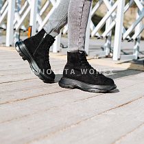 Ботинки Violeta 166-47 black-2 в магазине Фонтан Обуви