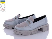 Туфли Мрія 2407 сірий лак-замш в магазине Фонтан Обуви