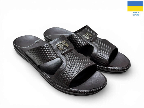 Шлепанцы Rai Shoes 137 шоколад в магазине Фонтан Обуви