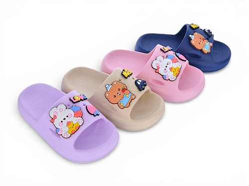 Шлепанцы Jh-Ян A5619 mix в магазине Фонтан Обуви