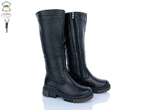 Сапоги Aba 703 чорний в магазине Фонтан Обуви