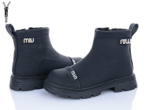 Ботинки Clibee A8581-18 black в магазине Фонтан Обуви