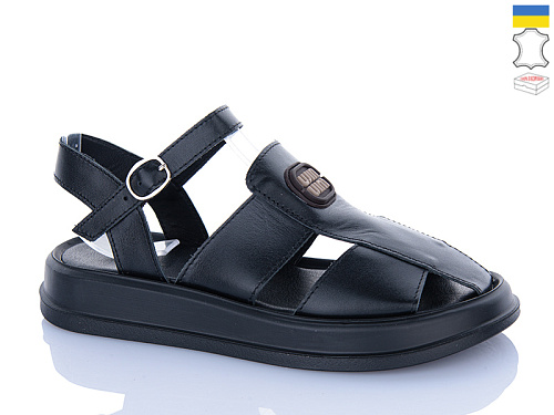 Босоножки Sali 1 чорний к чор-п. в магазине Фонтан Обуви