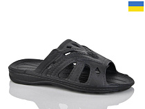 Шлепанцы Malibu 611-3 мяч чорний в магазине Фонтан Обуви