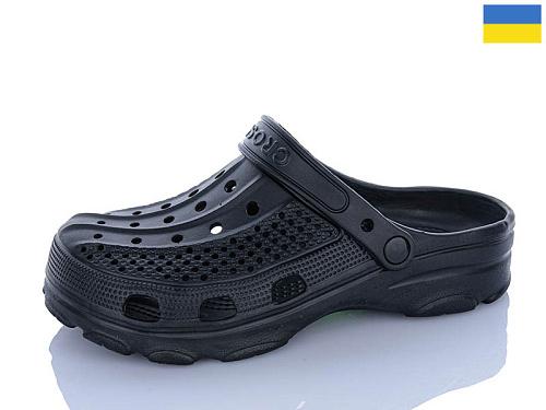 Кроксы Sanlin2 SV21 чорний в магазине Фонтан Обуви