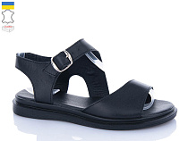 Босоножки Garti 18 чорний шк. в магазине Фонтан Обуви