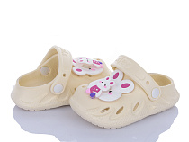 Кроксы Soylu KK018 бежевий в магазине Фонтан Обуви