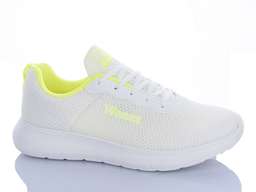 Кроссовки Violeta 2028-25 white-green в магазине Фонтан Обуви