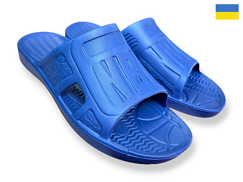 Шлепанцы Rai Shoes 09-K2 синій в магазине Фонтан Обуви