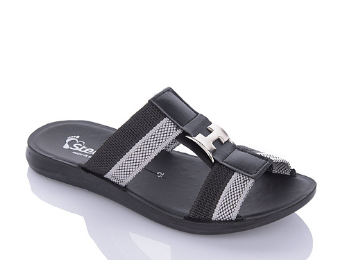 Шлепанцы Gurkem TRK H black-grey в магазине Фонтан Обуви