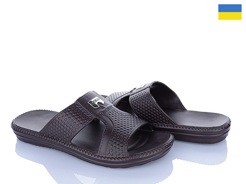 Шлепанцы Roks 137 шоколад в магазине Фонтан Обуви