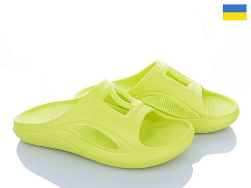 Шлепанцы Golden Lion 253 лайм в магазине Фонтан Обуви