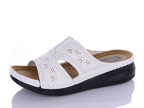 Шлепанцы Sali One 800 білий в магазине Фонтан Обуви