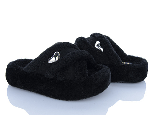 Тапочки Clibee ABC998 black в магазине Фонтан Обуви