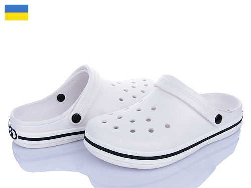 Кроксы Golden Lion 520 білий в магазине Фонтан Обуви