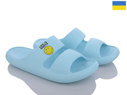 Шлепанцы Demur DS69 св.бірюзовий в магазине Фонтан Обуви
