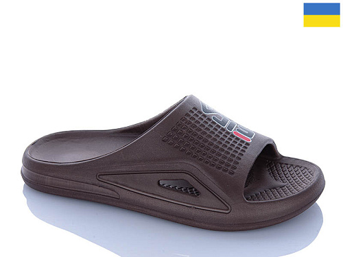 Шлепанцы Dago Крок П110 коричневий в магазине Фонтан Обуви