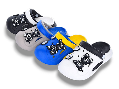 Кроксы Elmob KR22A mix в магазине Фонтан Обуви