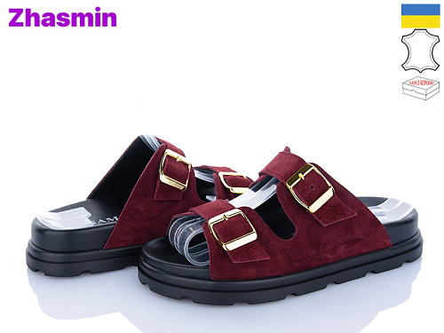 Шлепанцы Zhasmin 4509 бордо сн в магазине Фонтан Обуви
