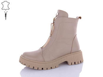 Ботинки Qq Shoes 622 beige в магазине Фонтан Обуви