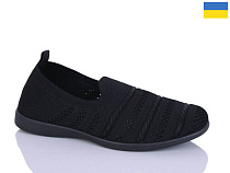 Слипоны Demur 6710 чорний в магазине Фонтан Обуви