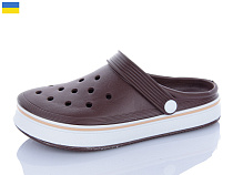 Кроксы Inblu 4001 шоколад в магазине Фонтан Обуви