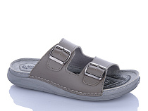 Шлепанцы Oskar 01-42 сірий в магазине Фонтан Обуви