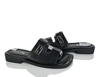 Шлепанцы Бабочка 3552 black в магазине Фонтан Обуви