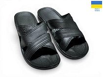 Шлепанцы Rai Shoes С54  чорний в магазине Фонтан Обуви