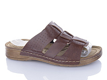 Шлепанцы Oskar 250 коричневий в магазине Фонтан Обуви