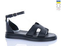 Босоножки Garti 03 чорний шк. в магазине Фонтан Обуви